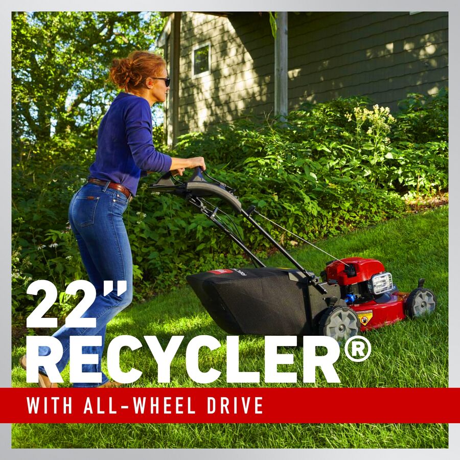 21472 Toro 22 in. (56cm) Recycler® All Wheel Drive w/Personal Pace® Ga ...