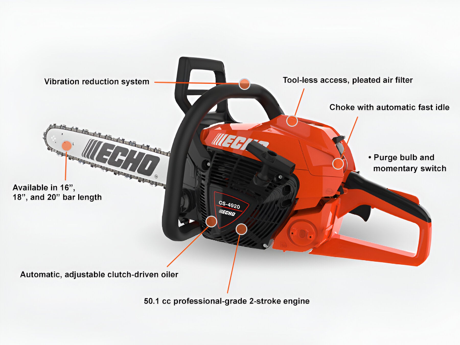 Echo CS-4920 Chainsaw – Leonard's Farm & Ranch Store