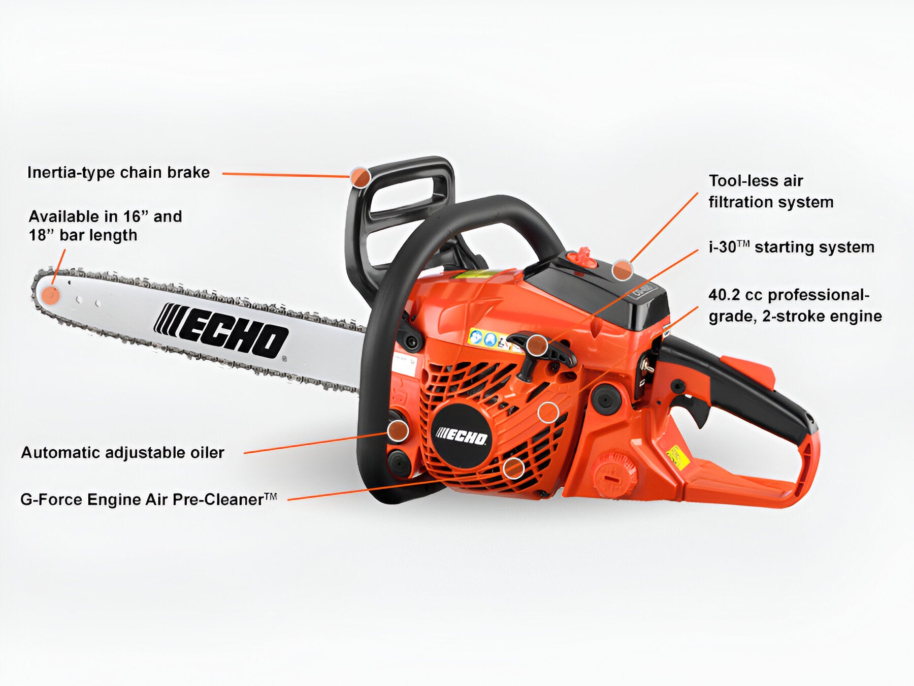 Echo CS-400 40.2 CC Chainsaw W/ 18